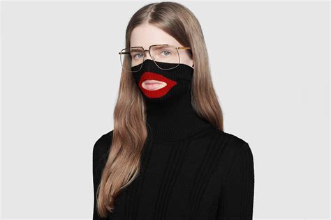 black balaclava jumper gucci|is Gucci black.